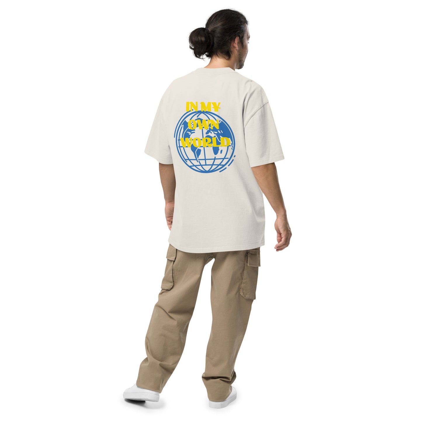 In My Own World Oversized Faded Short Sleeve
