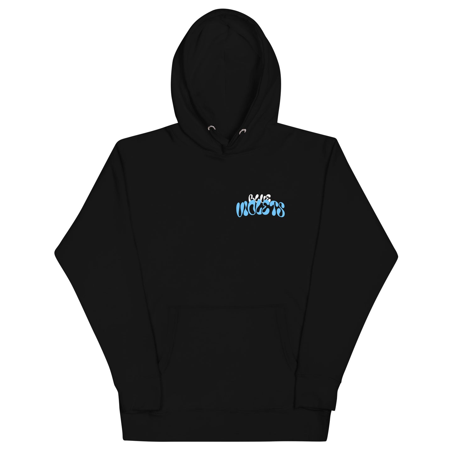 Retro Blue Violets Hoodie