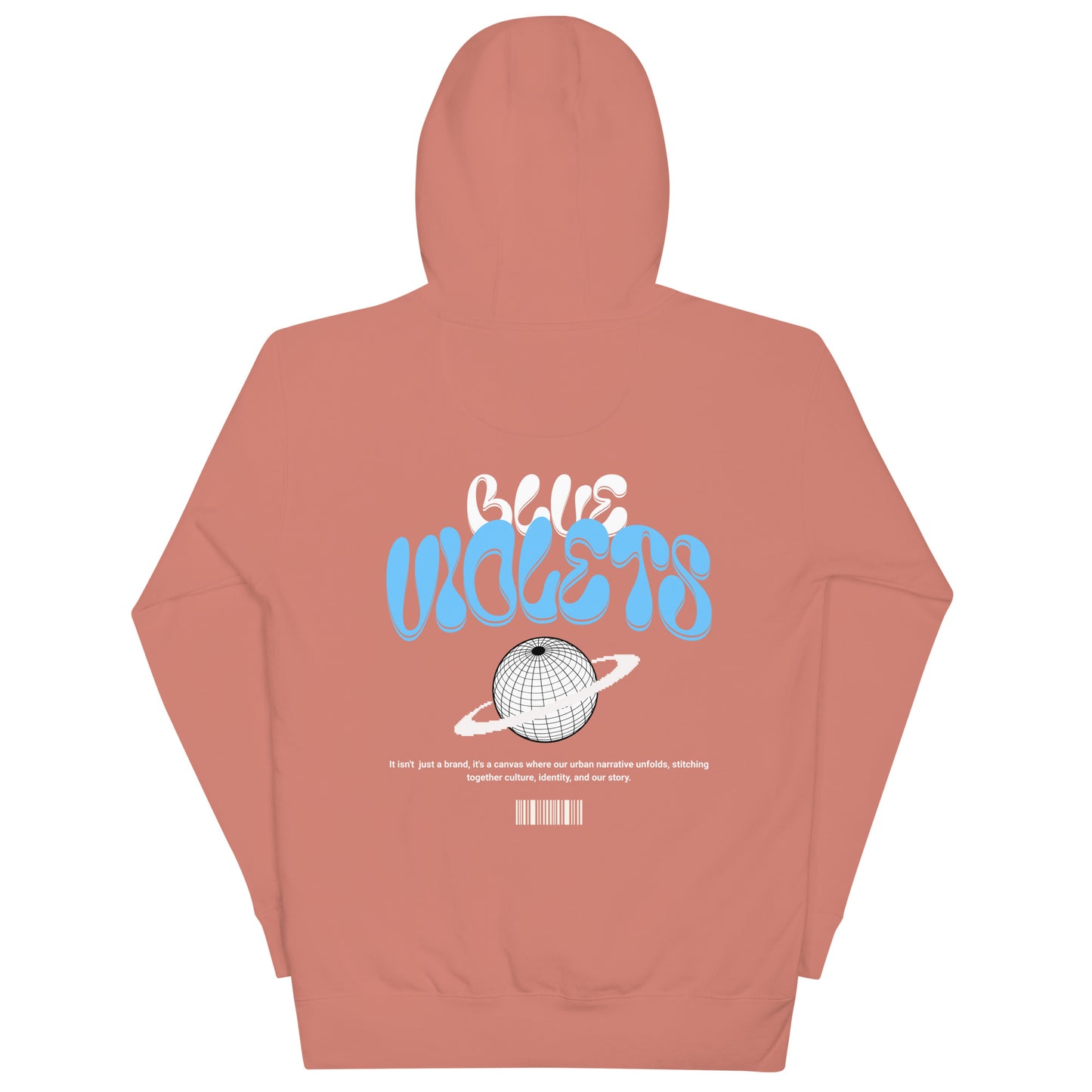 Retro Blue Violets Hoodie