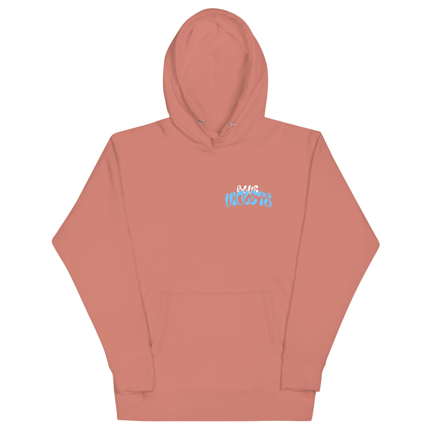 Retro Blue Violets Hoodie