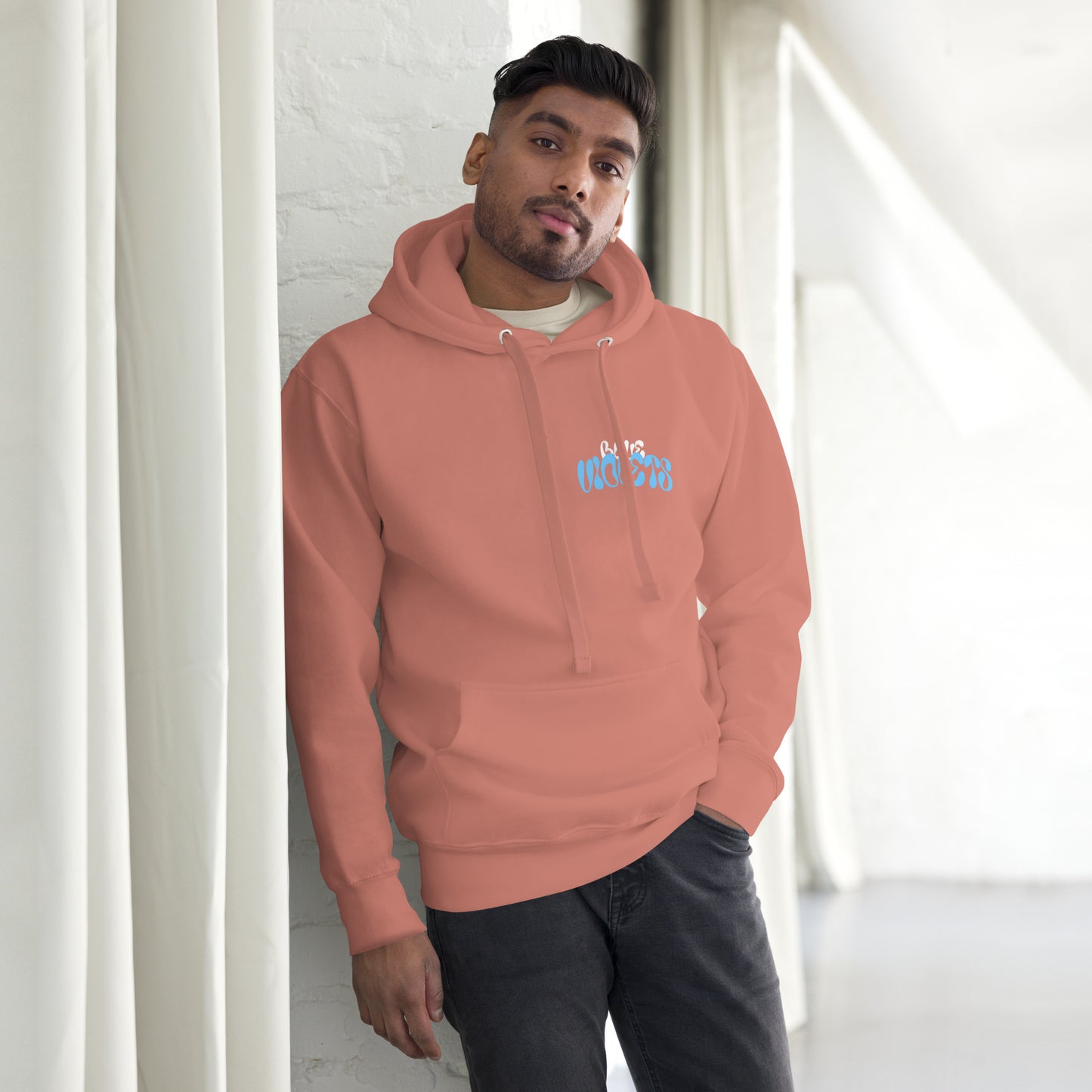 Retro Blue Violets Hoodie