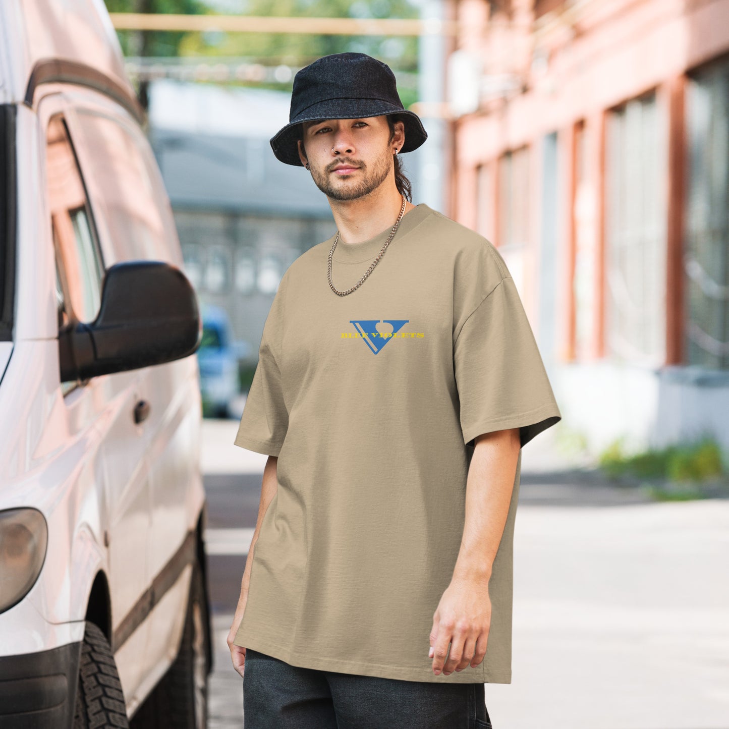 In My Own World Oversized Faded Short Sleeve